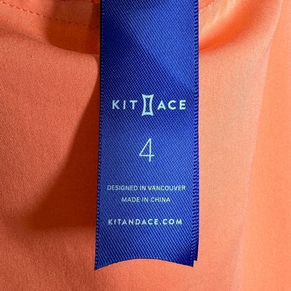 Kit and‎ Ace Bike to Office Silk Cami in Poppy Size 4 - Picture 3 of 8